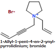 CAS#1-Allyl-1-pent-4-en-2-ynyl-pyrrolidinium; bromide
